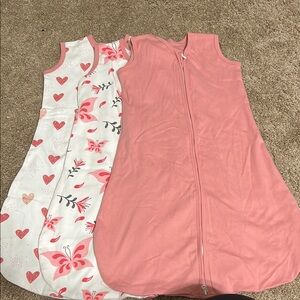 Amazon Pink and White Sleep Sacks for Kids